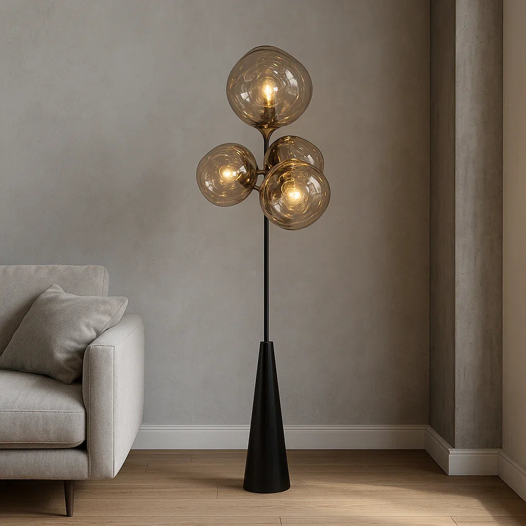 Aenor Sculptural Lava-Inspired Ambient Floor Lamp