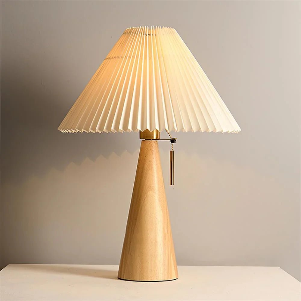 Antiqueradiance Elegant Wood And Metal Table Lamp With Timeless Design And Superior Craftsmanship - Martlaz