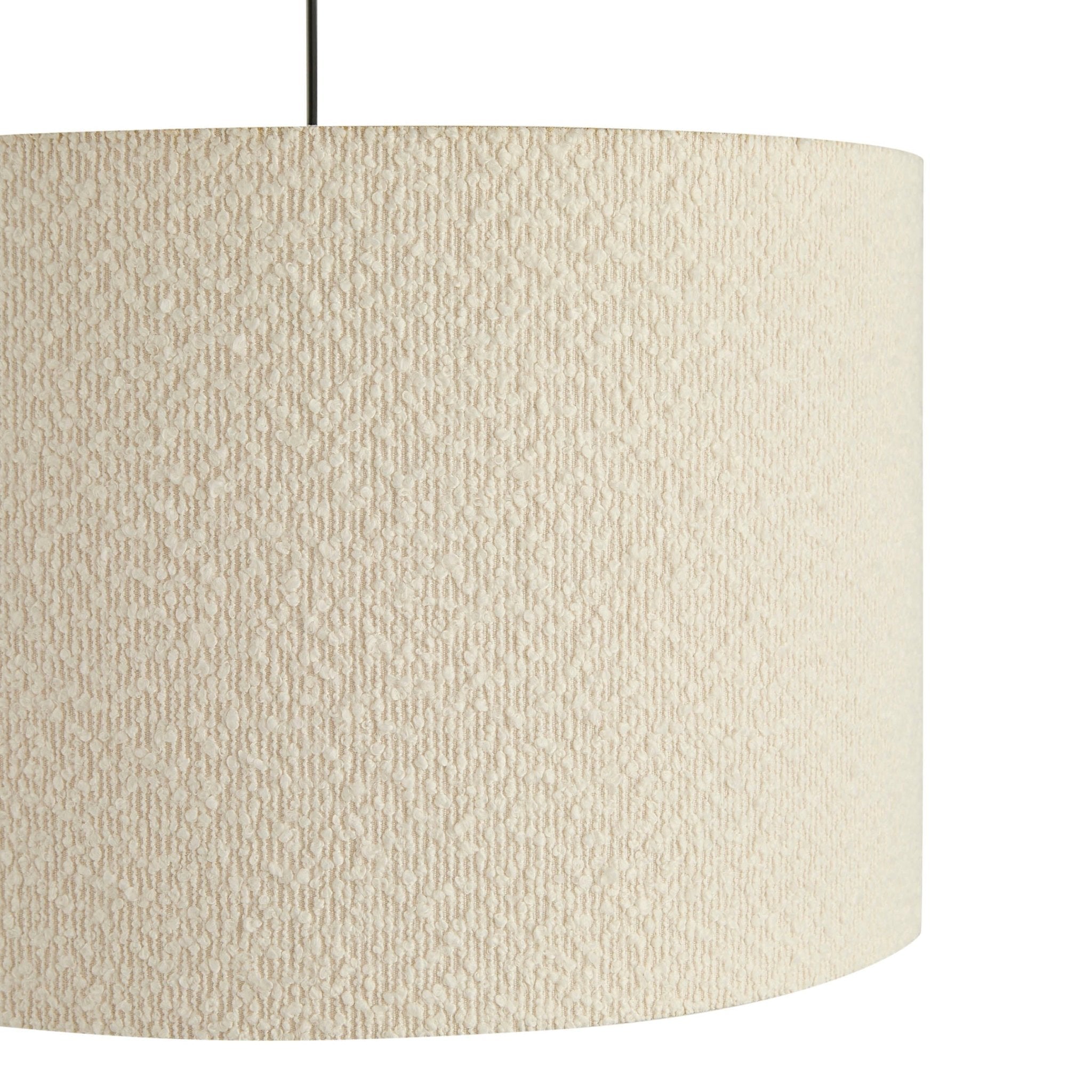 Boucle Ceiling Shade - Ecru