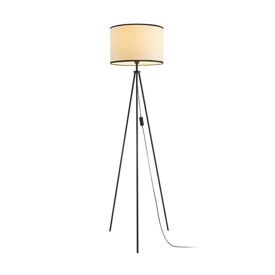 Dione Contrast Trim Tripod Floor Lamp