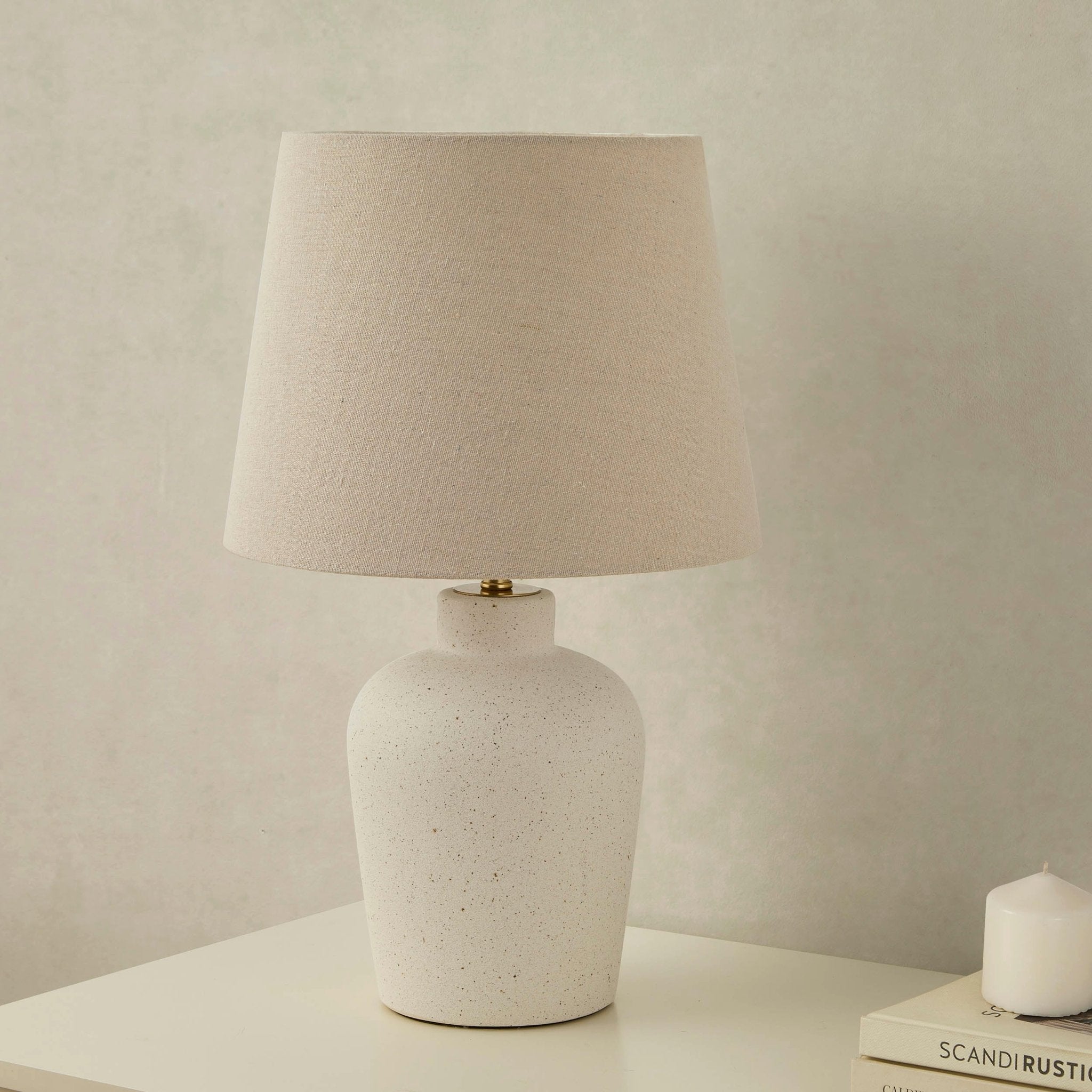 Elegant Ivory Gold Table Lamp + Unique Ceramic Base + Soft Ambient Glow + Living Room, Bedroom