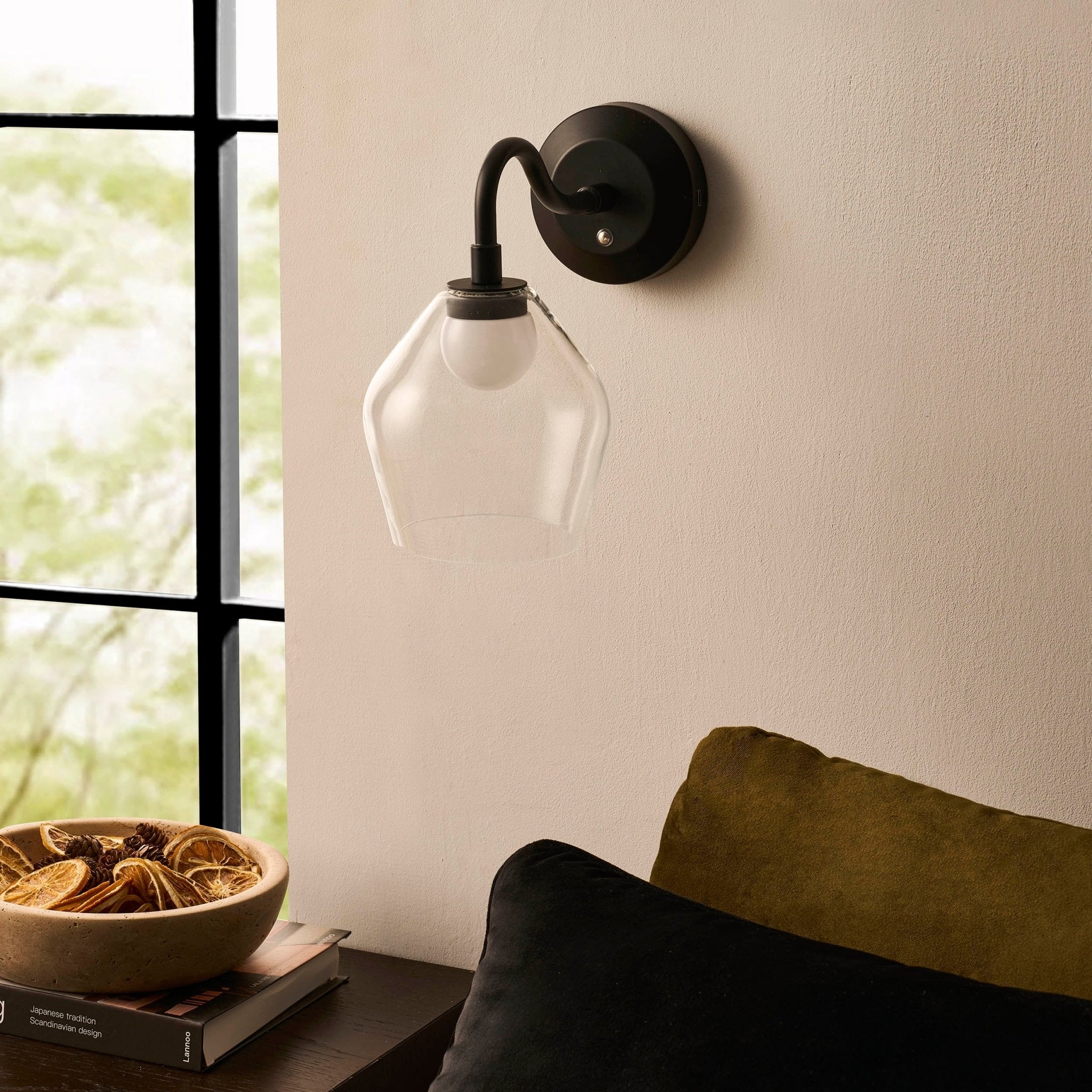 Rechargeable Led Wall Light Black - Cordless Vintage Charm For Bedrooms