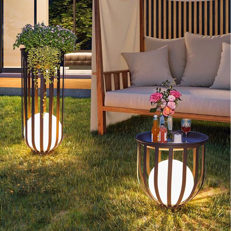 Modern Waterproof Solar Garden Lamp Energy-Efficient Outdoor Led Lights