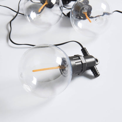 10 Indoor/Outdoor Festoon String Lights (Mains Powered) - White