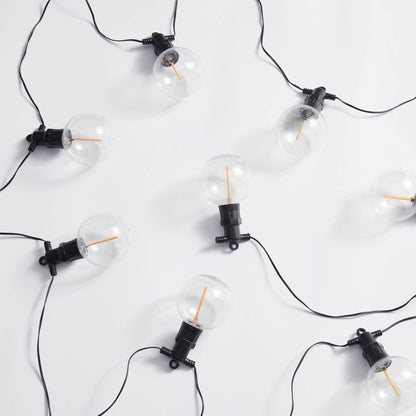 10 Indoor/Outdoor Festoon String Lights (Mains Powered) - White