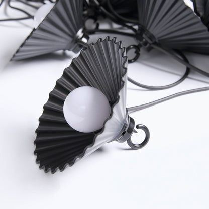 10 Indoor/Outdoor Flower String Lights (Mains Powered) - White