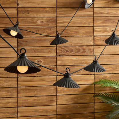 Flower String Lights For Patio - Warm White Glow - 10 Indoor/Outdoor Blooming Shades