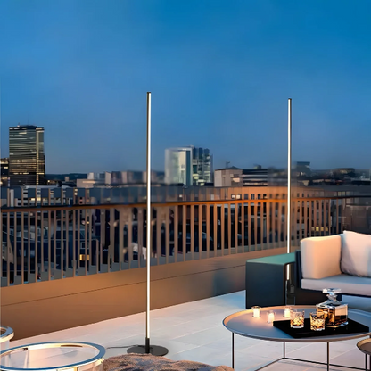 Modern Outdoor Solar Lights Stylish Solar-Powered Garden Lamp With Wireless Charging