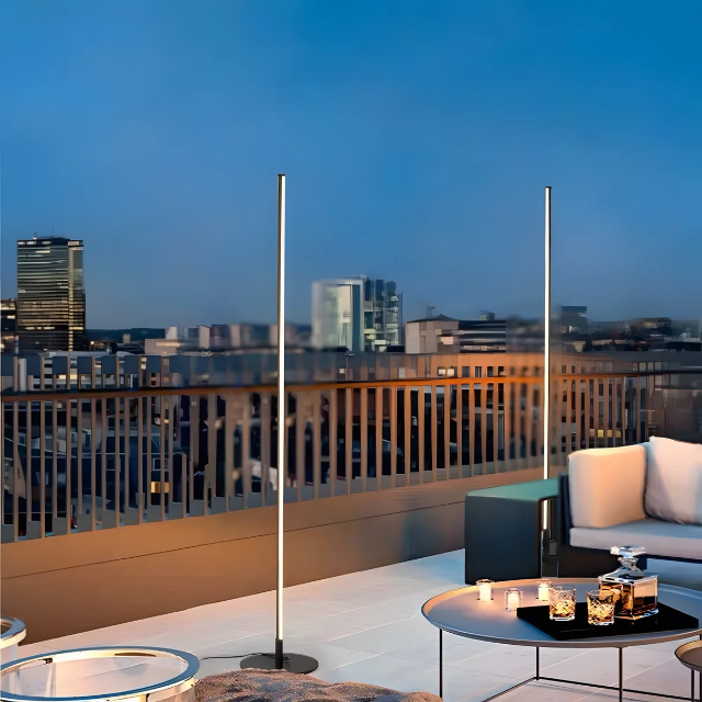 Modern Outdoor Solar Lights Stylish Solar-Powered Garden Lamp With Wireless Charging