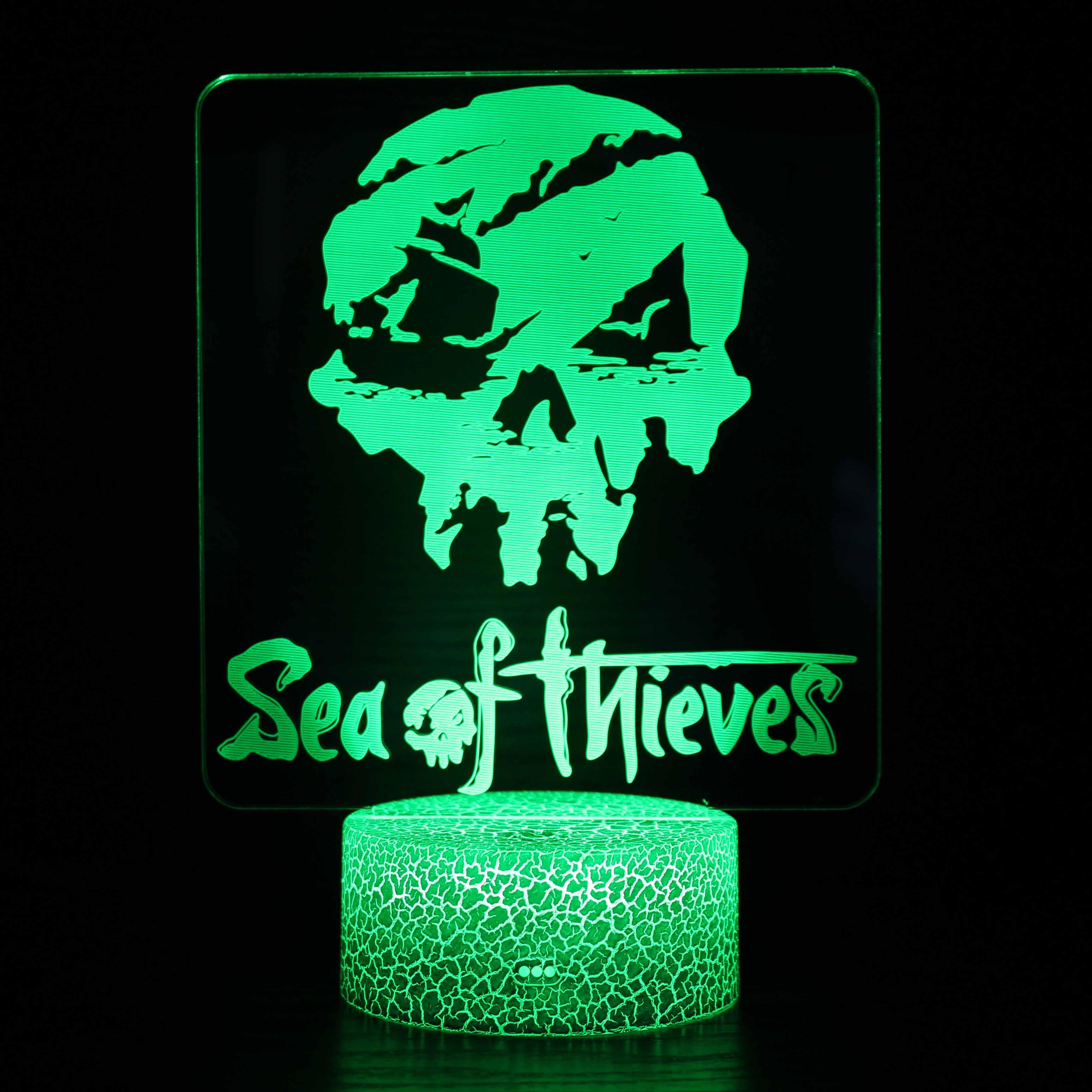 Aetherglow Colorful 3d Optical Illusion Led Night Light Lamp