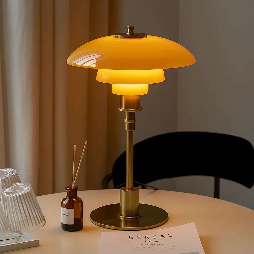 Ambris Elegant Danish Inspired Design Table Lamp With Minimalist Silhouette