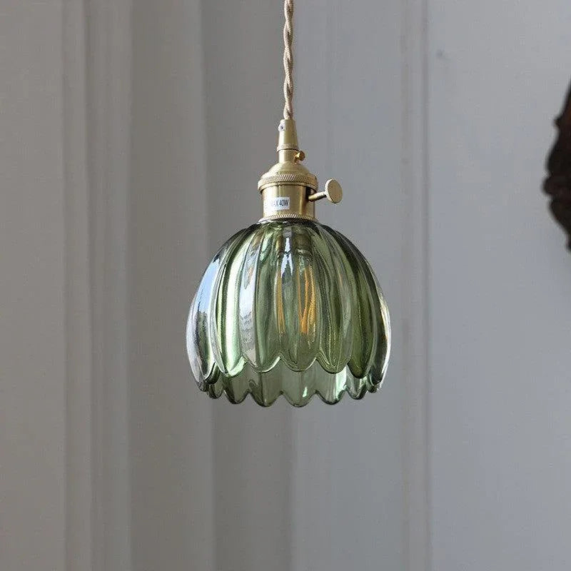 Aeruna Vintage Style Japanese Glass Pendant Lamp With Timeless Elegance