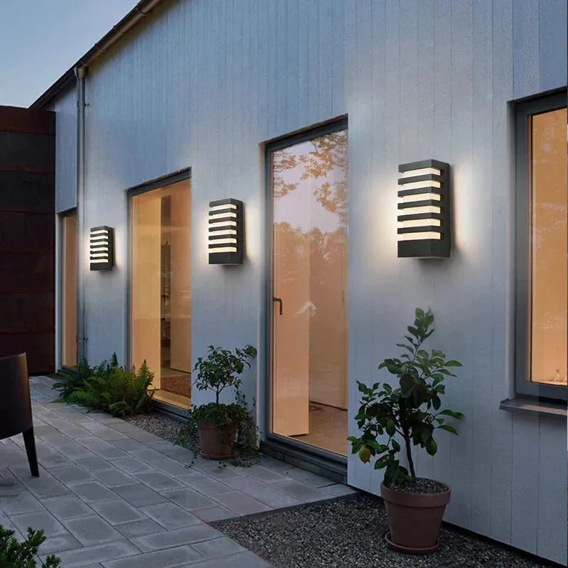 Modern Waterproof Aluminum Wall Lamp Stylish Indoor And Outdoor Wall Lights