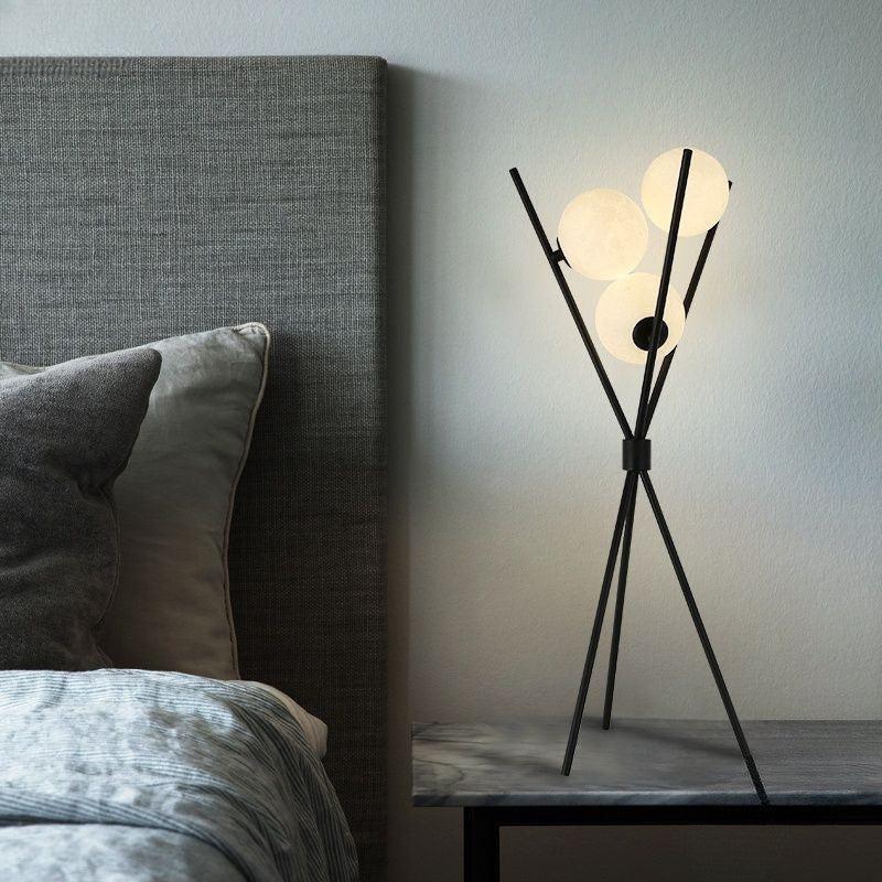 Melinor Glowing Moon Floor Table Lamp