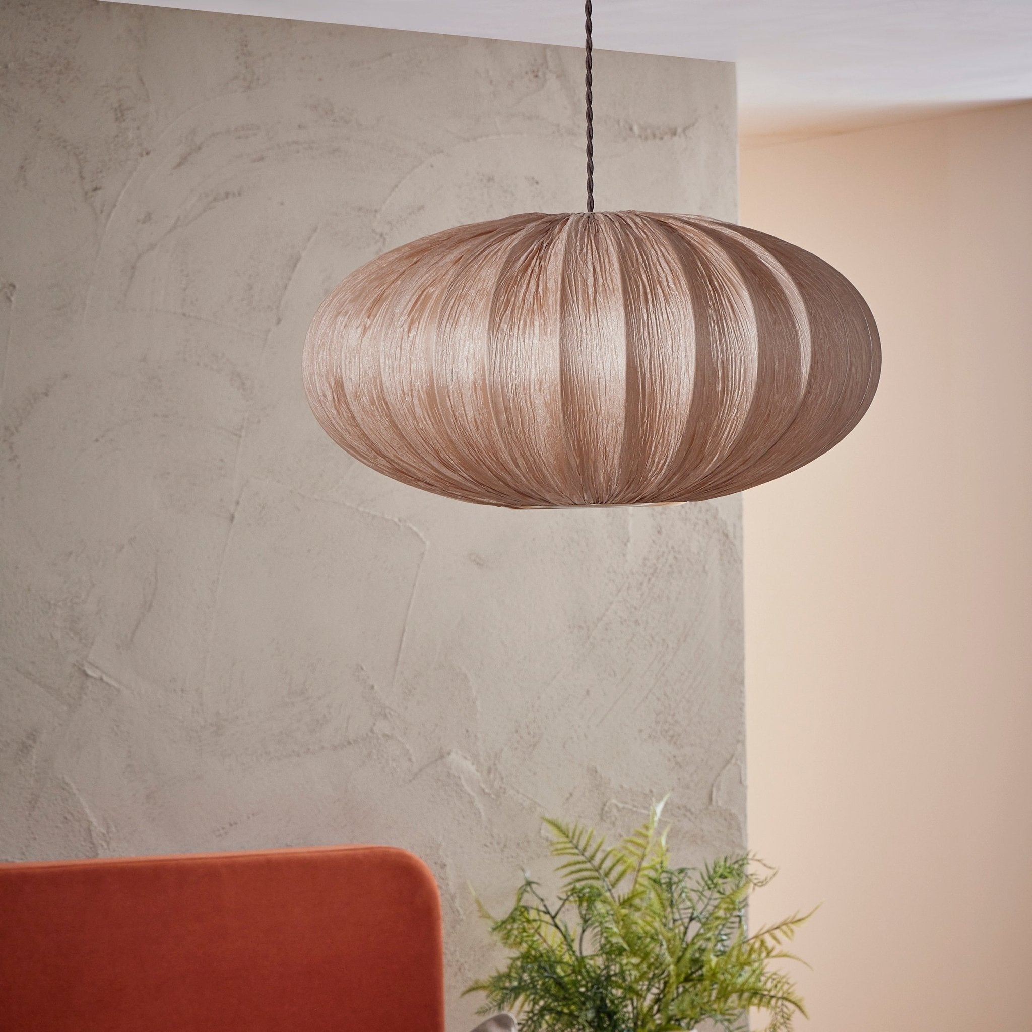 Akari Origami Easy-Fit Ceiling Light Shade - Natural
