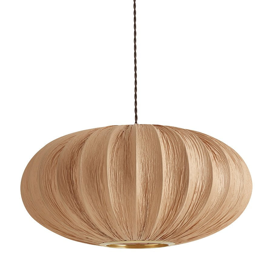 Akari Origami Easy-Fit Ceiling Light Shade - Natural