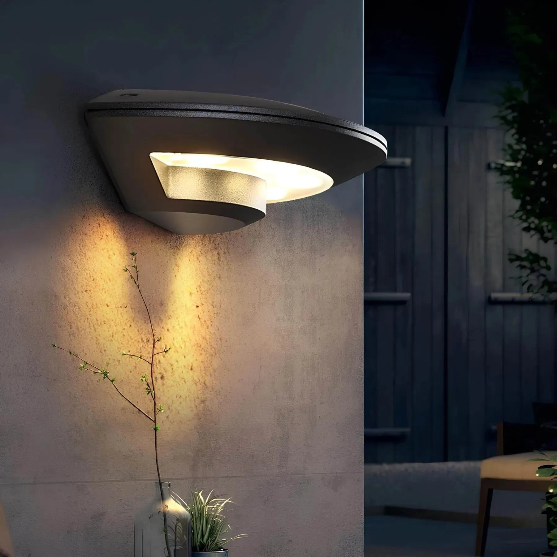 Modern Outdoor Wall Lamp Weather-Resistant Exterior Wall Lights For Garden And Terrace