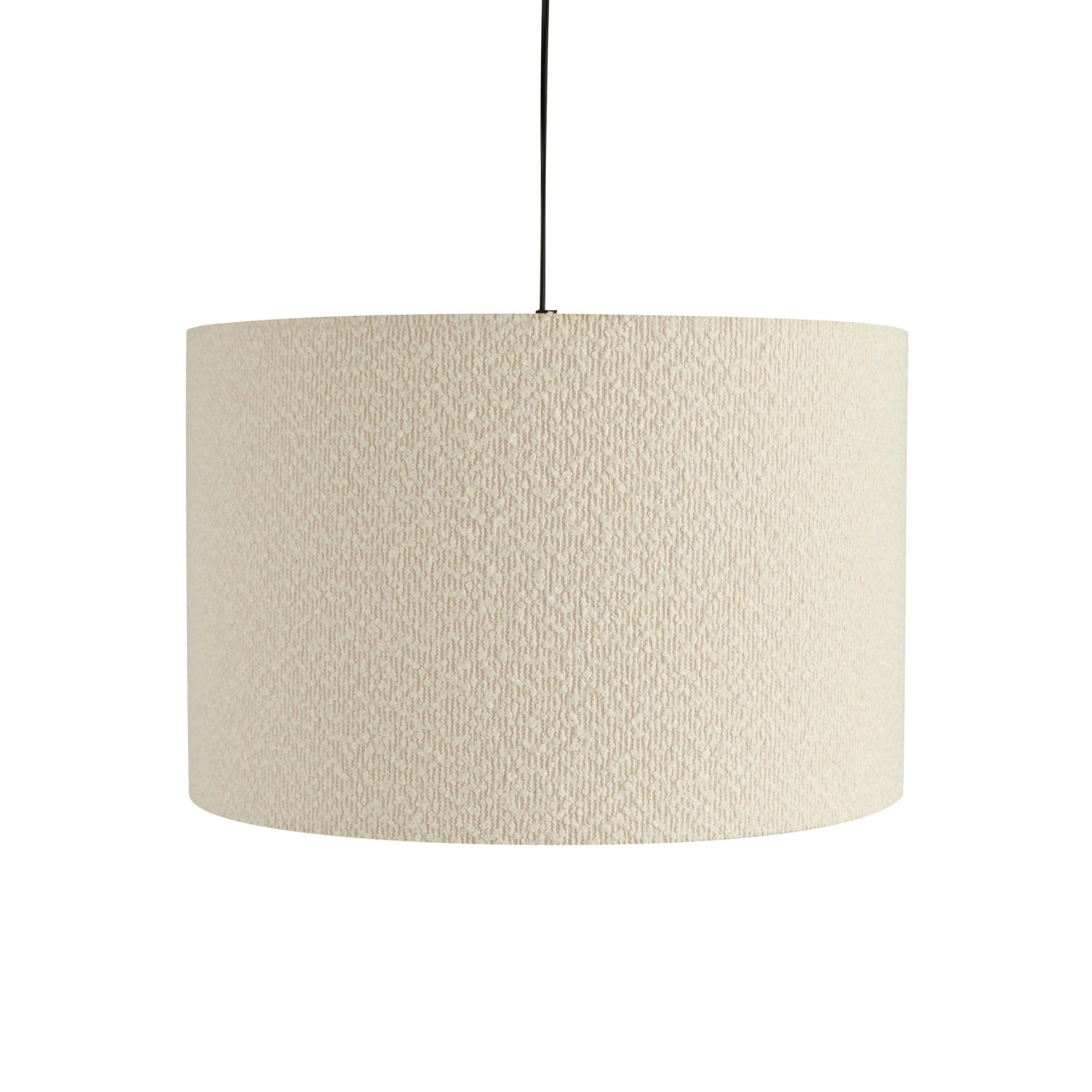 Boucle Ceiling Shade - Ecru