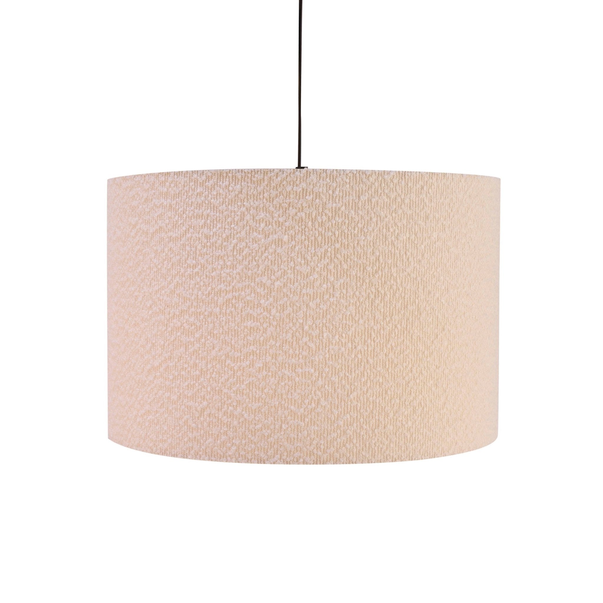Boucle Ceiling Shade - Ecru