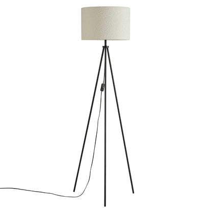 Boucle Floor Lamp - Ecru