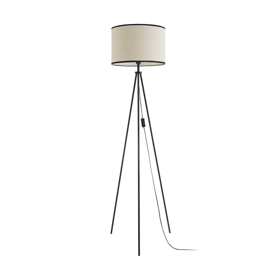 Dione Contrast Trim Tripod Floor Lamp