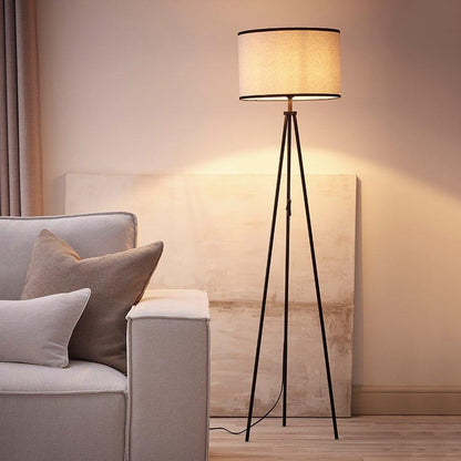 Dione Contrast Trim Tripod Floor Lamp