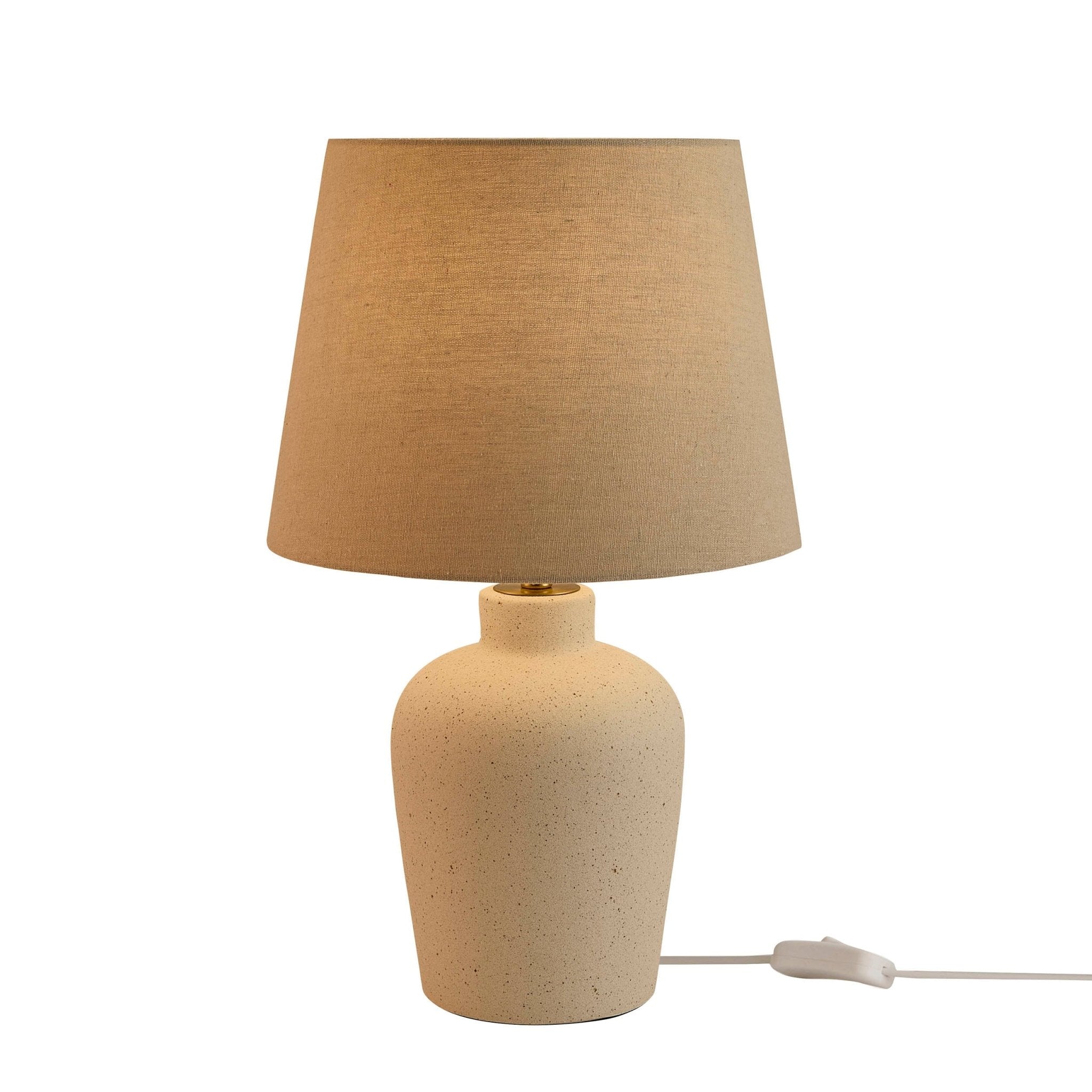Elegant Ivory Gold Table Lamp + Unique Ceramic Base + Soft Ambient Glow + Living Room, Bedroom