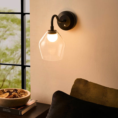 Rechargeable Led Wall Light Black - Cordless Vintage Charm For Bedrooms