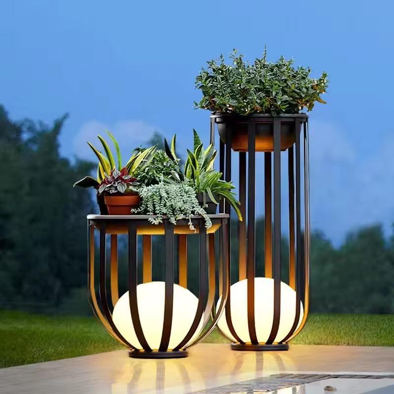 Modern Waterproof Solar Garden Lamp Energy-Efficient Outdoor Led Lights