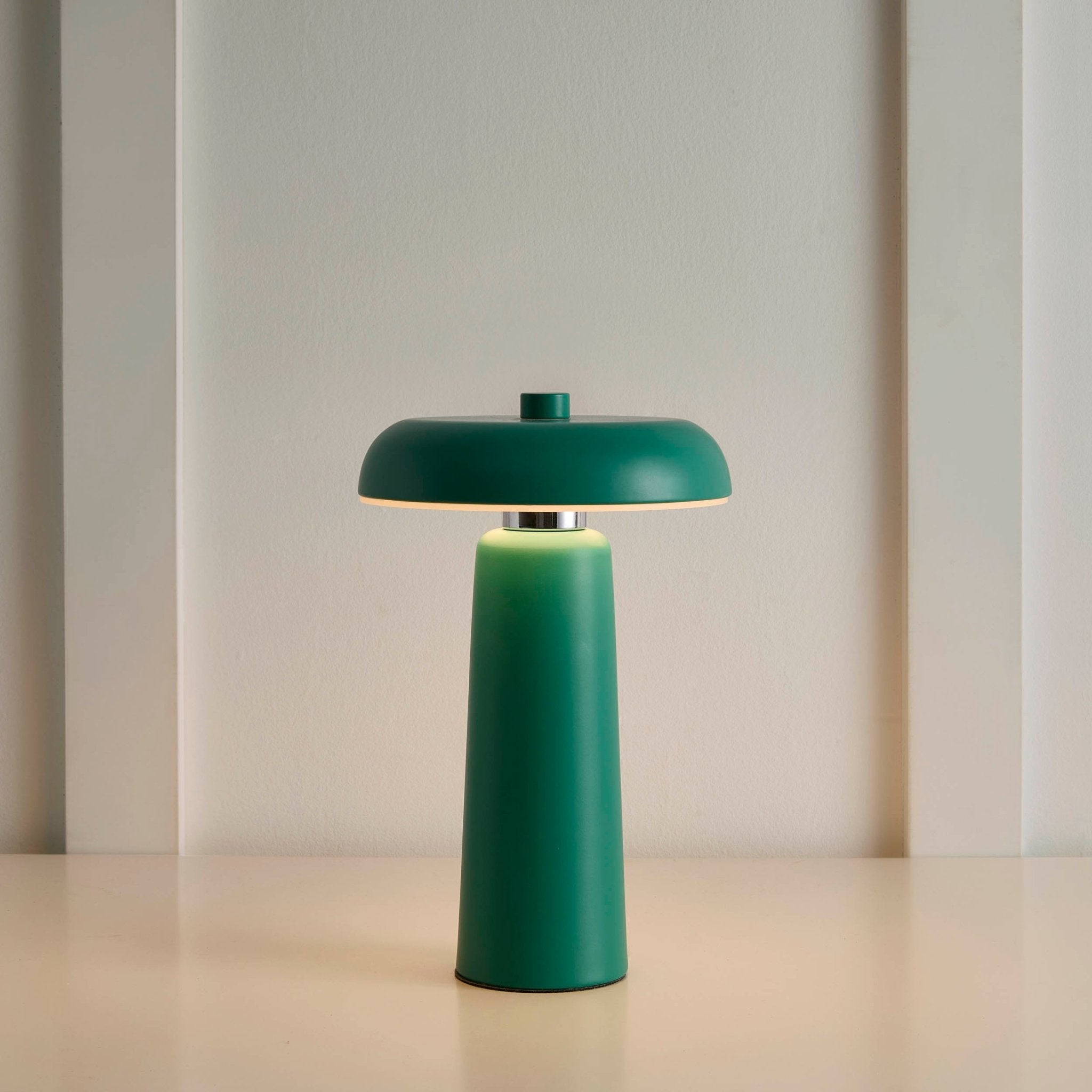 Oran Led Rechargeable Wireless Table Lamp - Green