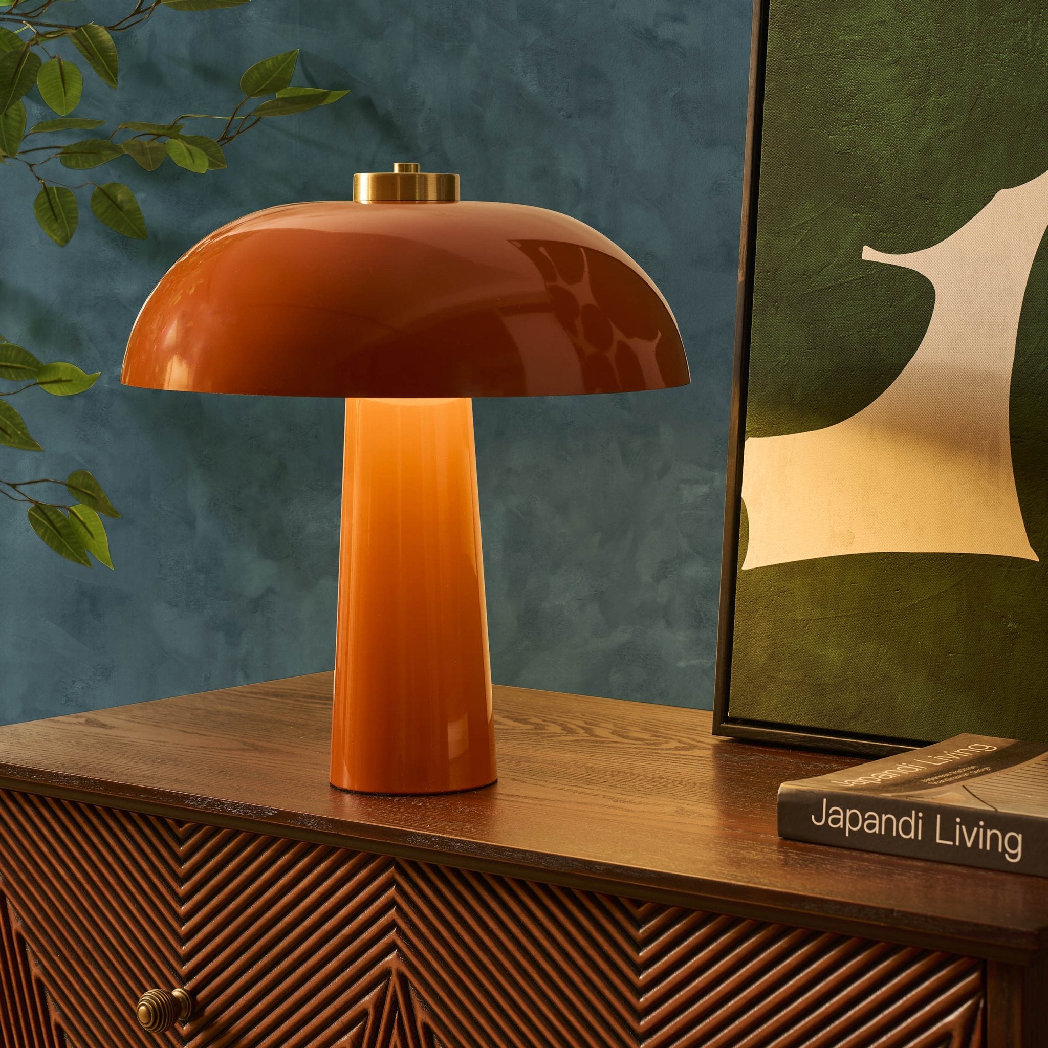 Retro Table Lamp - Orange