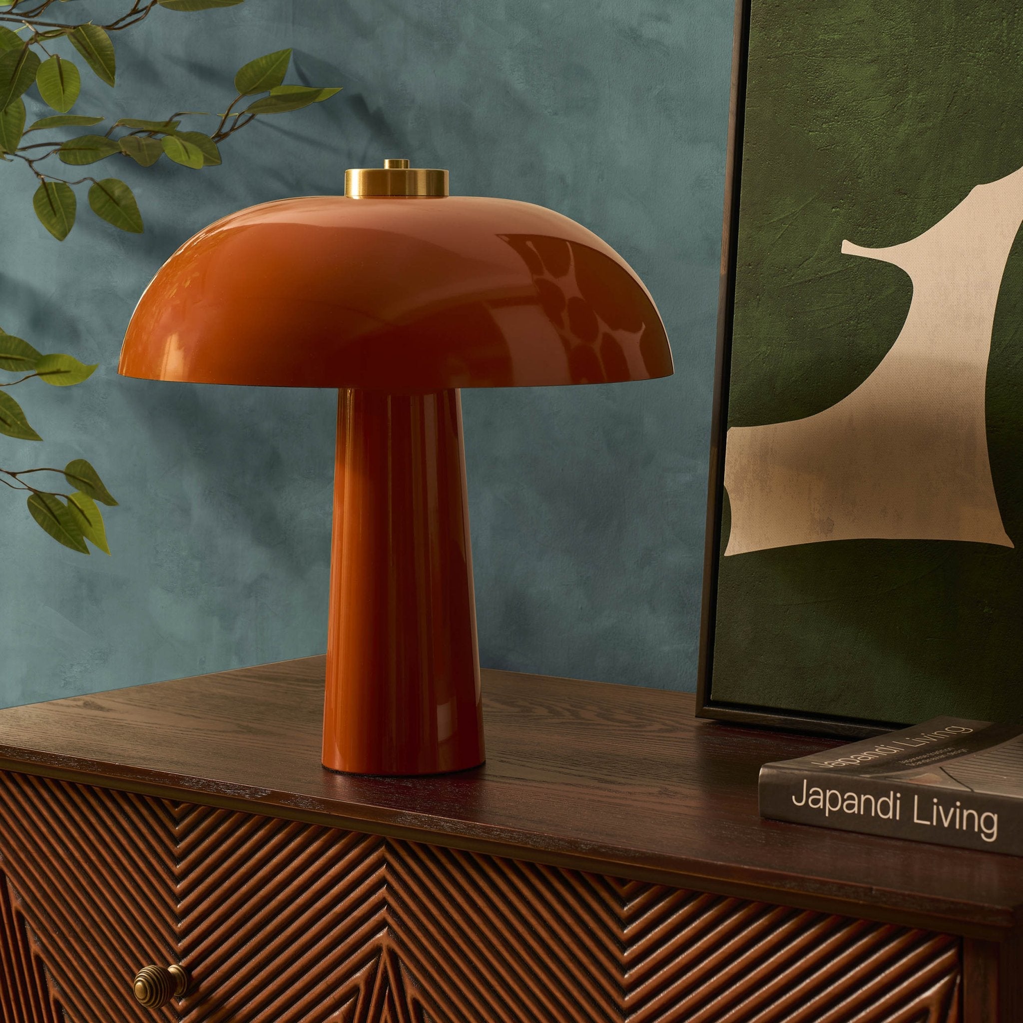 Retro Table Lamp - Orange