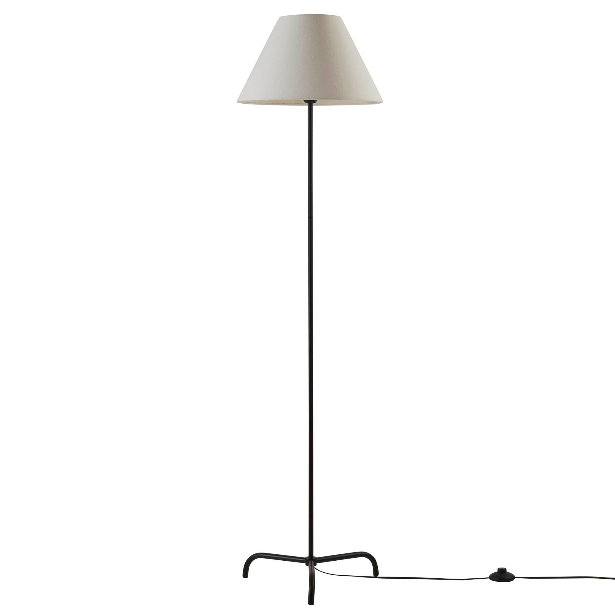 Sisu Minimalist Floor Lamp - Black/White