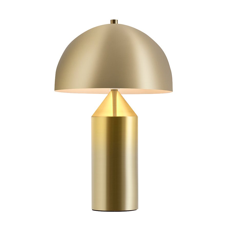 Titan Gold Domed Table Lamp