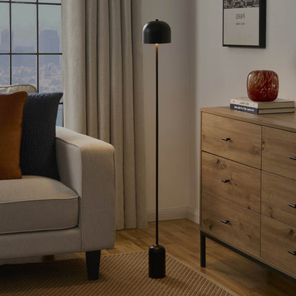 Waterproof Led Rechargeable Floor Light - Black