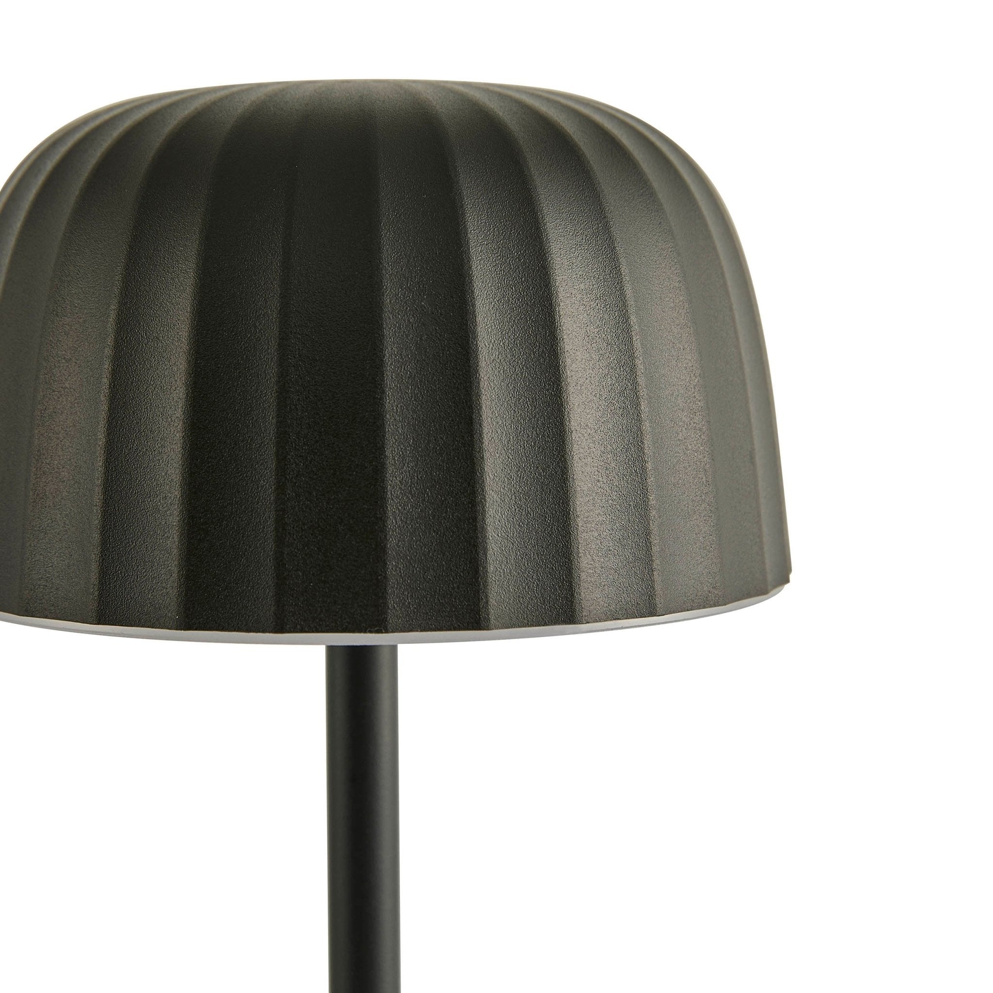 Rechargeable Waterproof Table Light - Black, Led Design For Indoor And Outdoor Use