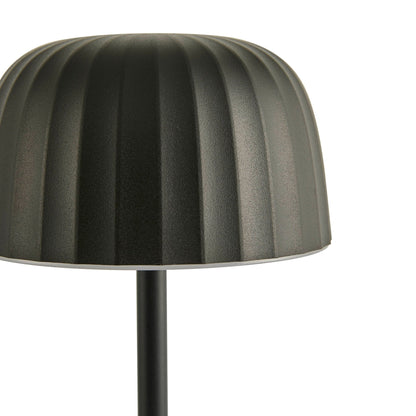 Rechargeable Waterproof Table Light - Black, Led Design For Indoor And Outdoor Use