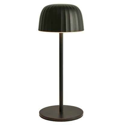 Rechargeable Waterproof Table Light - Black, Led Design For Indoor And Outdoor Use
