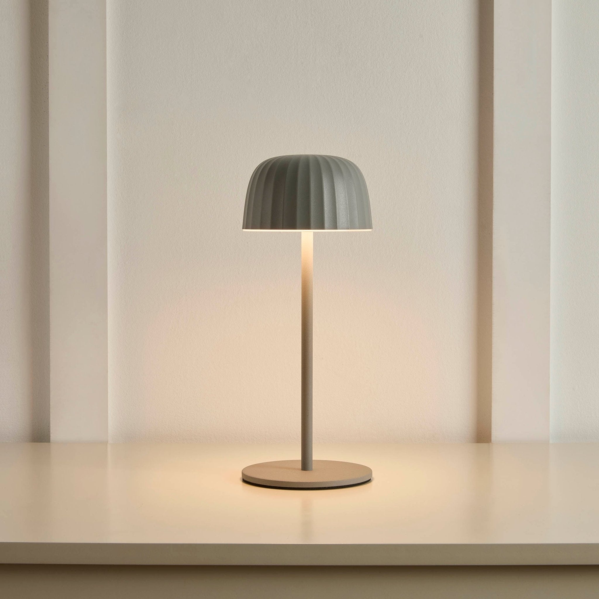 Waterproof Led Rechargeable Table Light - Grey